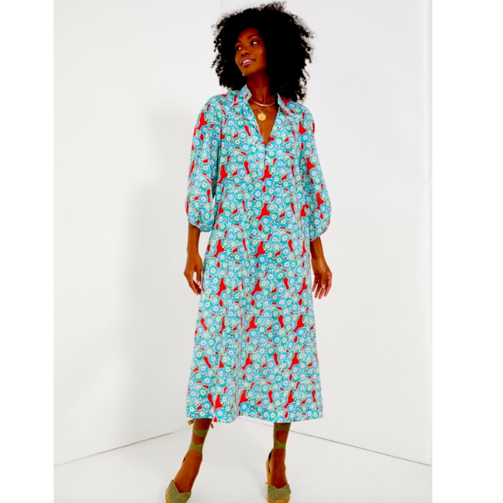 Tuckernuck Poppy Bloom Maryse Caftan